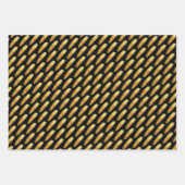 Moderne abstrakte Pinselstriche Geschenkpapier Set (Vorderseite 2)