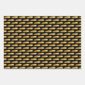 Moderne abstrakte Pinselstriche Geschenkpapier Set (Vorderseite)