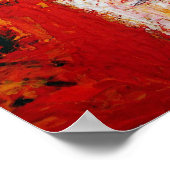 Moderne Abstrakte Plätze drucken Abstrakte Kunstpo Poster (Ecke)