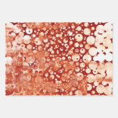 Moderne Abstrakte Polka Dots gemustert Geschenkpapier Set (Vorderseite)