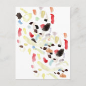 Moderne Abstrakte Postkarte (Vorderseite)