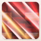 Moderne Abstrakte Print Art Deco Digital Art Rechteckiger Pappuntersetzer (Vorderseite)