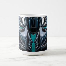 Moderne abstrakte Profilansicht Kaffeetasse