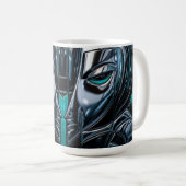 Moderne abstrakte Profilansicht Kaffeetasse (VorderseiteRechts)