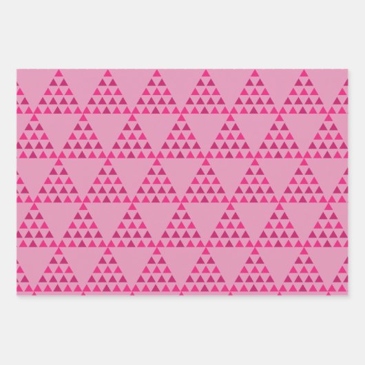 moderne abstrakte Retrogeometrie in Schwarz Geschenkpapier Set (Vorderseite 2)