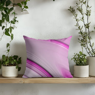 Moderne abstrakte rosa Fraktale Kissen