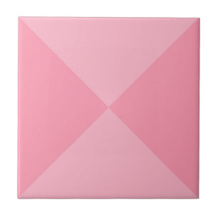Moderne abstrakte rosa geometrische Dreiecksstrukt Fliese