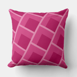 moderne abstrakte rosa geometrische Mitte des Jahr Kissen