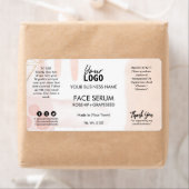 Moderne Abstrakte Rosa-Ölserumschilder (Insitu)