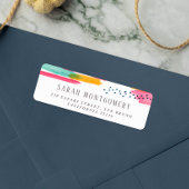 Moderne Abstrakte Rosa und Blau