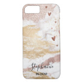 Moderne Abstrakte Rose aus Marmor Case-Mate iPhone Hülle (Rückseite)