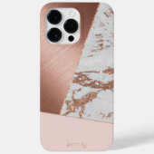 Moderne Abstrakte Rose Gold Multi iPhone / iPad Ge Case-Mate iPhone Hülle (Rückseite)