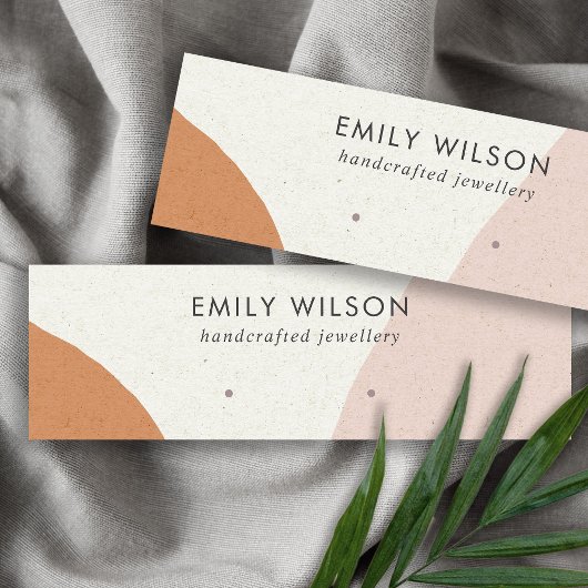 Moderne Abstrakte Rostblütenkunst Mini Visitenkarte