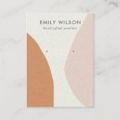 Moderne Abstrakte Rostblütenkunst Visitenkarte (Vorderseite)