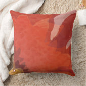 Moderne Abstrakte Rote Blume durch Forschung und E Kissen (Decke)