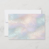 Moderne Abstrakte RSVP-Karte RSVP Karte (Rückseite)