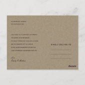 MODERNE ABSTRAKTE RUST KÜNSTLERISCHE WEDEN DANKE POSTKARTE (Rückseite)