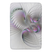 Moderne Abstrakte, schüchterne Fantasie Abbildung Badematte (Vorderseite Vertikal)