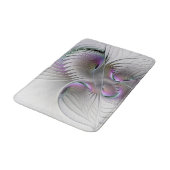 Moderne Abstrakte, schüchterne Fantasie Abbildung  Badematte (Schrägansicht)