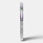 Moderne Abstrakte, schüchterne Fantasie Abbildung Case-Mate iPhone Hülle (Rückseite / Links)