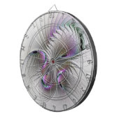 Moderne Abstrakte, schüchterne Fantasie Abbildung  Dartscheibe (Vorderseite rechts)