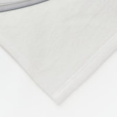 Moderne Abstrakte, schüchterne Fantasie Abbildung Fleecedecke (Ecke)