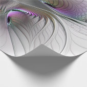 Moderne Abstrakte, schüchterne Fantasie Abbildung  Geschenkpapier (Ecke)