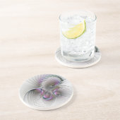 Moderne Abstrakte, schüchterne Fantasie Abbildung  Getränkeuntersetzer (Seite)