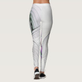 Moderne Abstrakte, schüchterne Fantasie Abbildung Leggings (Rückseite)