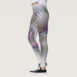 Moderne Abstrakte, schüchterne Fantasie Abbildung  Leggings