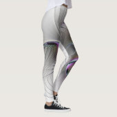 Moderne Abstrakte, schüchterne Fantasie Abbildung Leggings (Rechts)