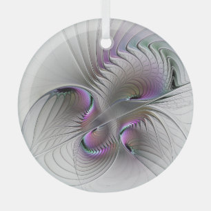 Moderne Abstrakte, schüchterne Fantasie Abbildung  Ornament Aus Glas