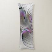 Moderne Abstrakte, schüchterne Fantasie Abbildung  Seitenschläferkissen (Rückseite (Vertikal))