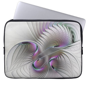 Moderne abstrakte schüchterne Fantasy-Figur Frakta Laptopschutzhülle
