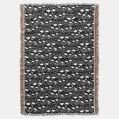 Moderne abstrakte Schwarz-Weiß-Illustration Decke (Vorderseite Vertikal)