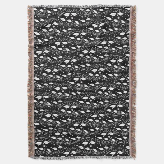 Moderne abstrakte Schwarz-Weiß-Illustration Decke (Vorderseite Vertikal)