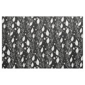 Moderne abstrakte Schwarz-Weiß-Illustration Stoff (Fat Quarter (45,7 x 55,9 cm))
