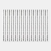 Moderne Abstrakte Schwarz-Weiß-Muster Geschenkpapier Set (Vorderseite)