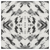 Moderne Abstrakte Schwarz-weiße Pinselstrichkunst Stoff (Muster)