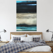 Moderne Abstrakte Seascape Moderne Küstenkunst Leinwanddruck (Insitu (Schlafzimmer))