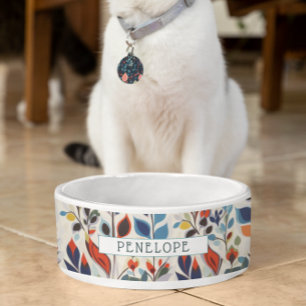 Moderne Abstrakte skandinavische Flora   Monogramm Napf