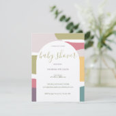 Moderne Abstrakte Sommerfarben Splash (Stehend Vorderseite)