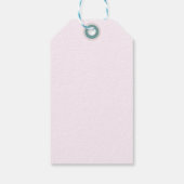 Moderne Abstrakte Sommerfarben Splash Geschenkanhänger (Rückseite)