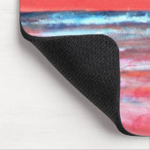 moderne abstrakte Sonne der Mousepad (Ecke)