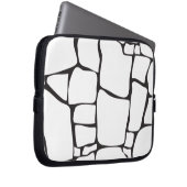 Moderne abstrakte Steinmuster Laptopschutzhülle (Vorne Rechts)
