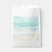 Moderne, Abstrakte Strandhühner Geschenktütchen (Vorderseite)