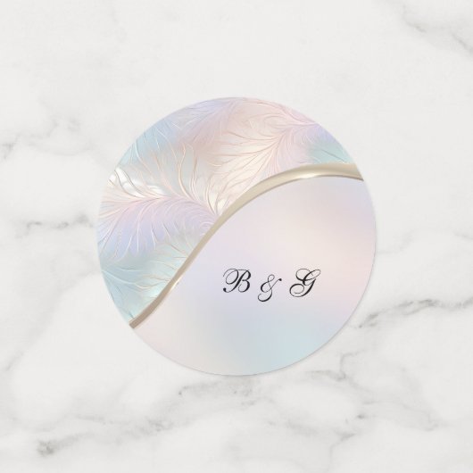 Moderne Abstrakte Tafelkonfetti Konfetti (Klein Vorderseite)