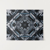 Moderne Abstrakte Technik: Geo-Cyberpunk ZX-91 Wandteppich (Vorderseite (Horizontal))