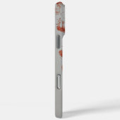 Moderne Abstrakte Telefonzelle mit Initialen und N Case-Mate iPhone Hülle (Rückseite / Rechts)
