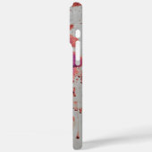 Moderne Abstrakte Telefonzelle mit Initialen und N Case-Mate iPhone Hülle (Rückseite / Links)
